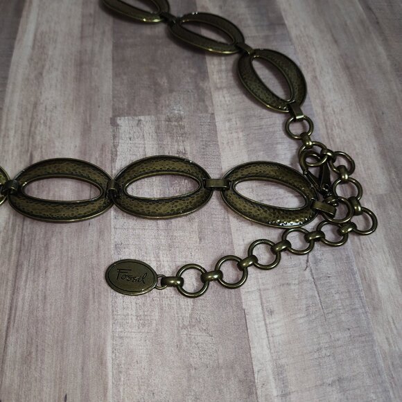 Fossil Hammered Loop Belt - Picture 2 of 2